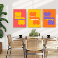 Bloody Marvellous set of 3 digital art prints