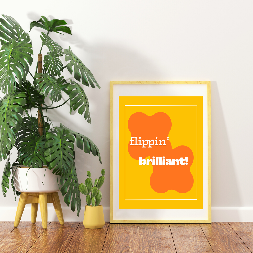 Flippin' Brilliant digital art print