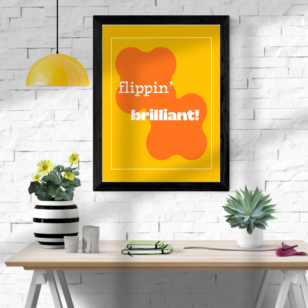 Flippin' Brilliant digital art print