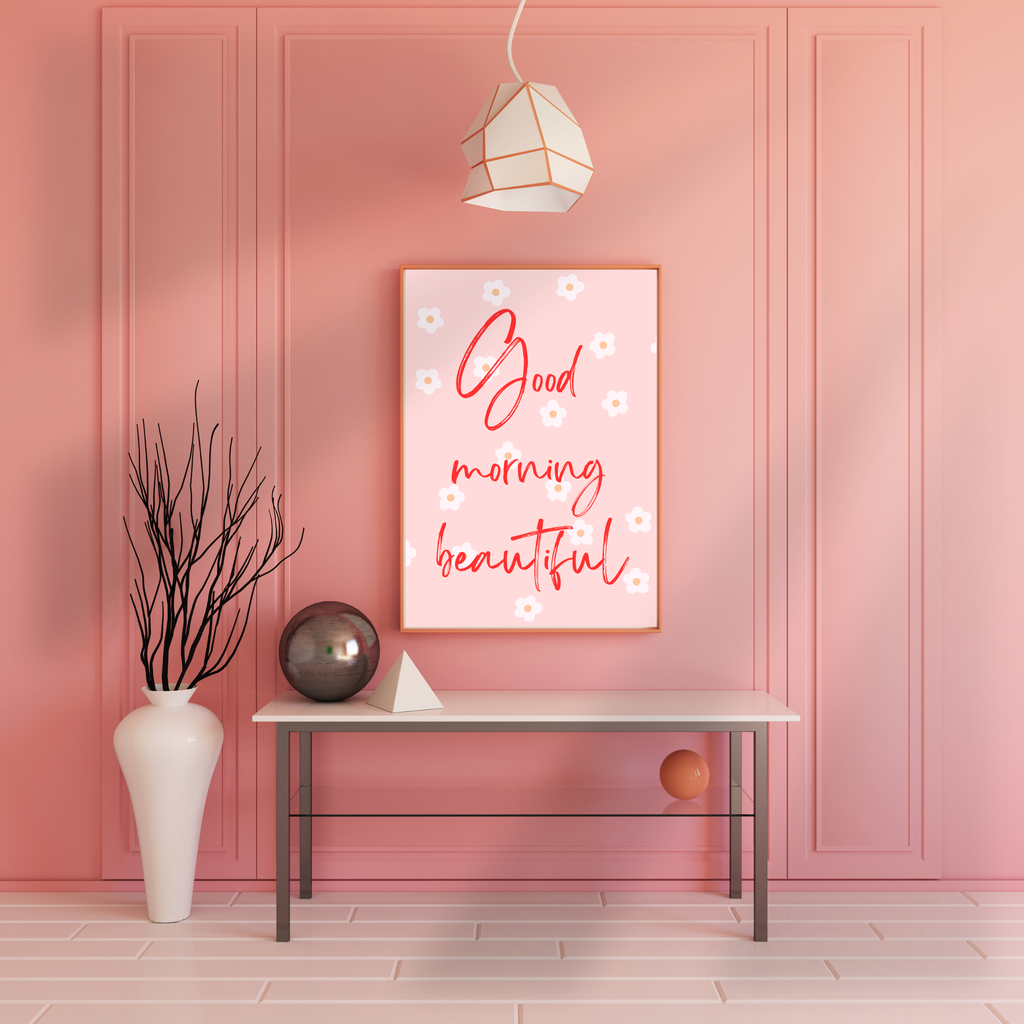 Good Morning Beautiful digital art print
