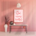 Good Morning Beautiful digital art print