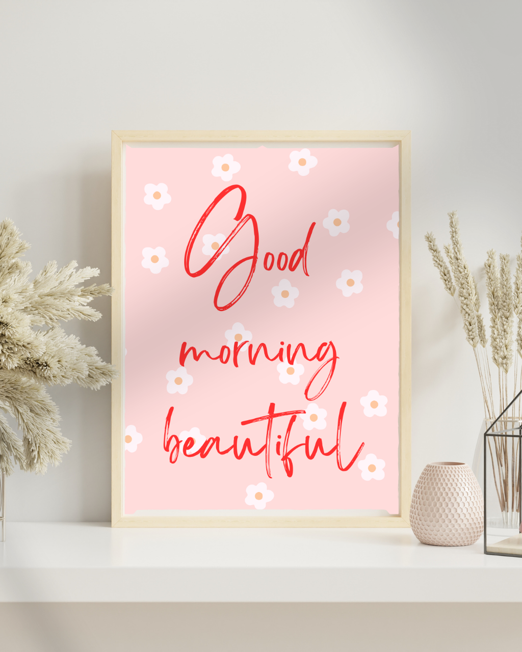 Good Morning Beautiful digital art print