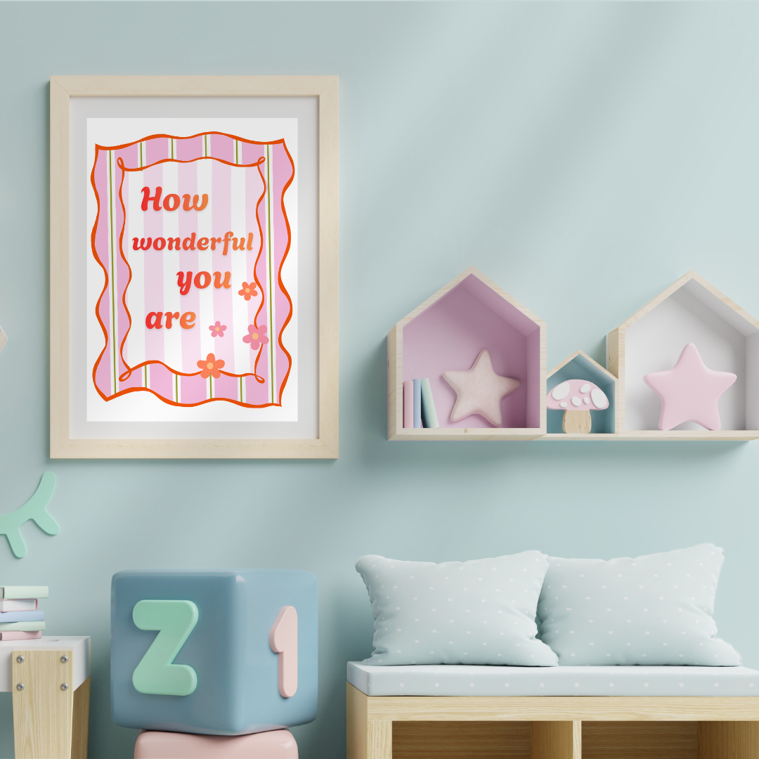 How Wonderful You Are digital art print