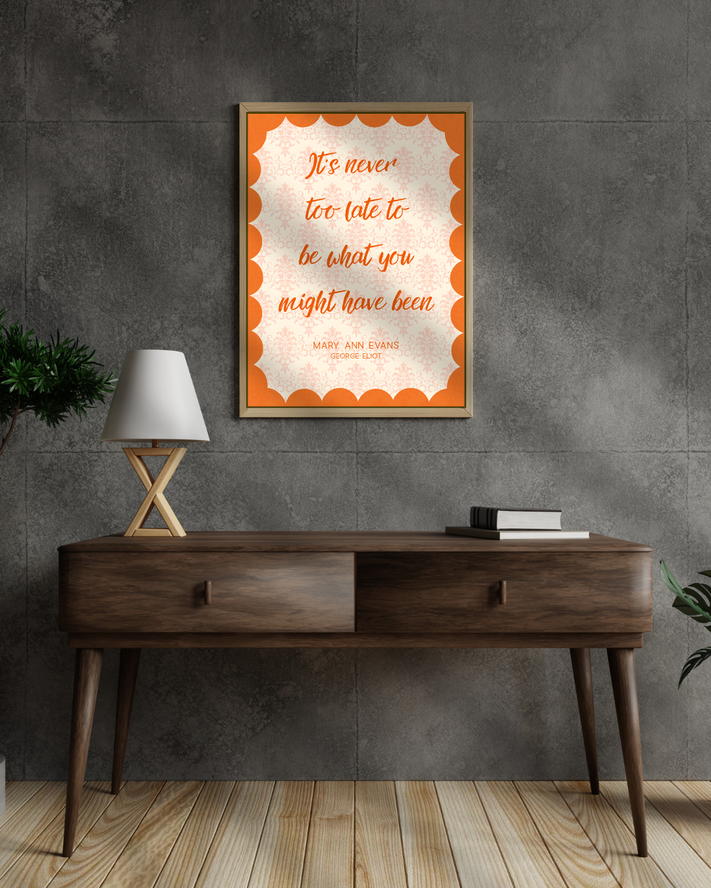 It's Never Too Late digital art print