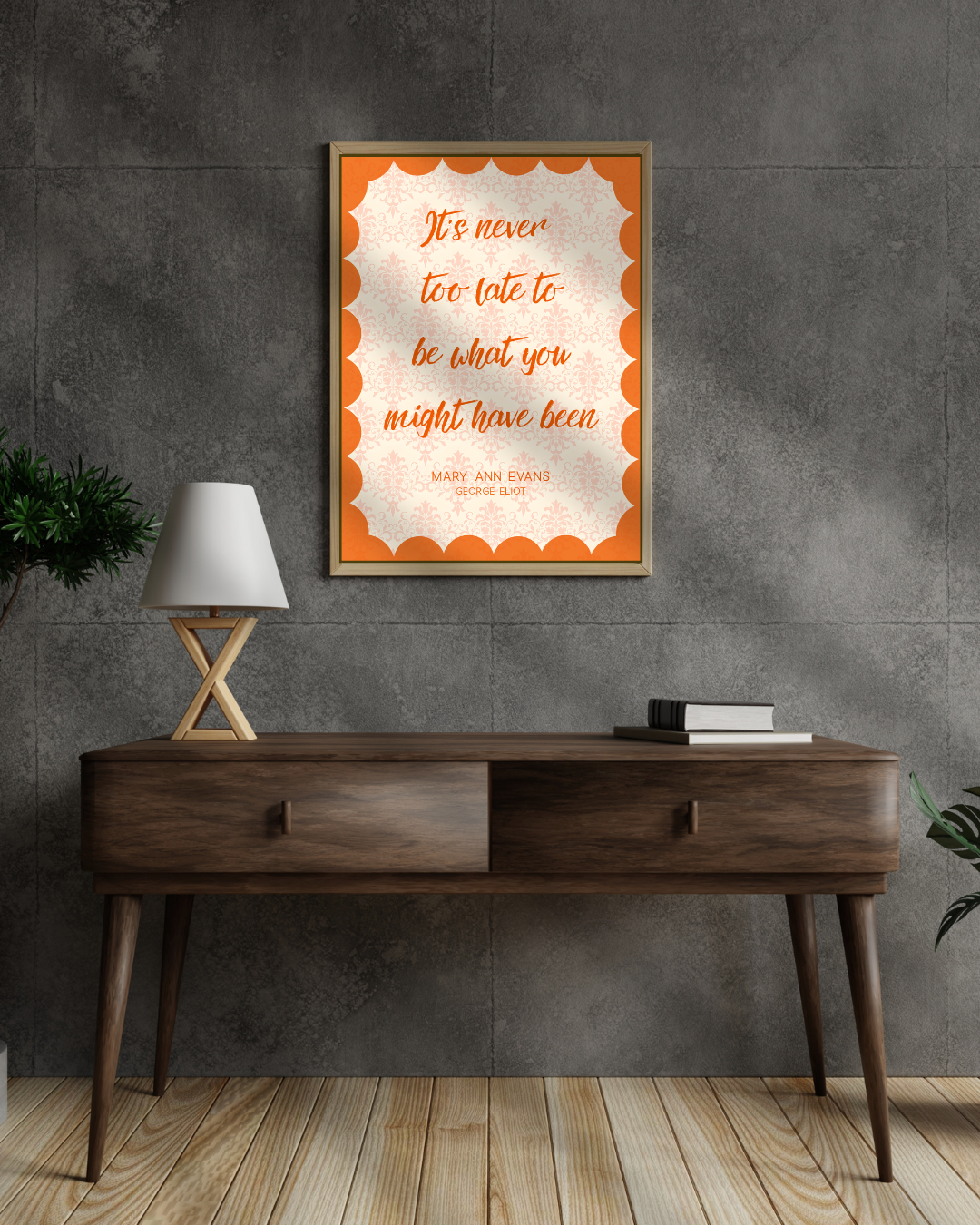 It's Never Too Late digital art print