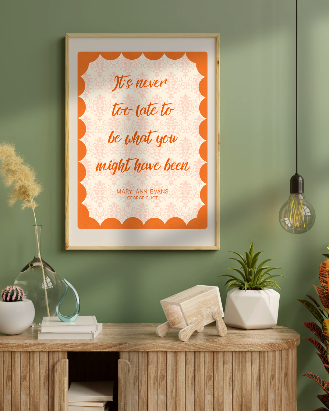 It's Never Too Late digital art print
