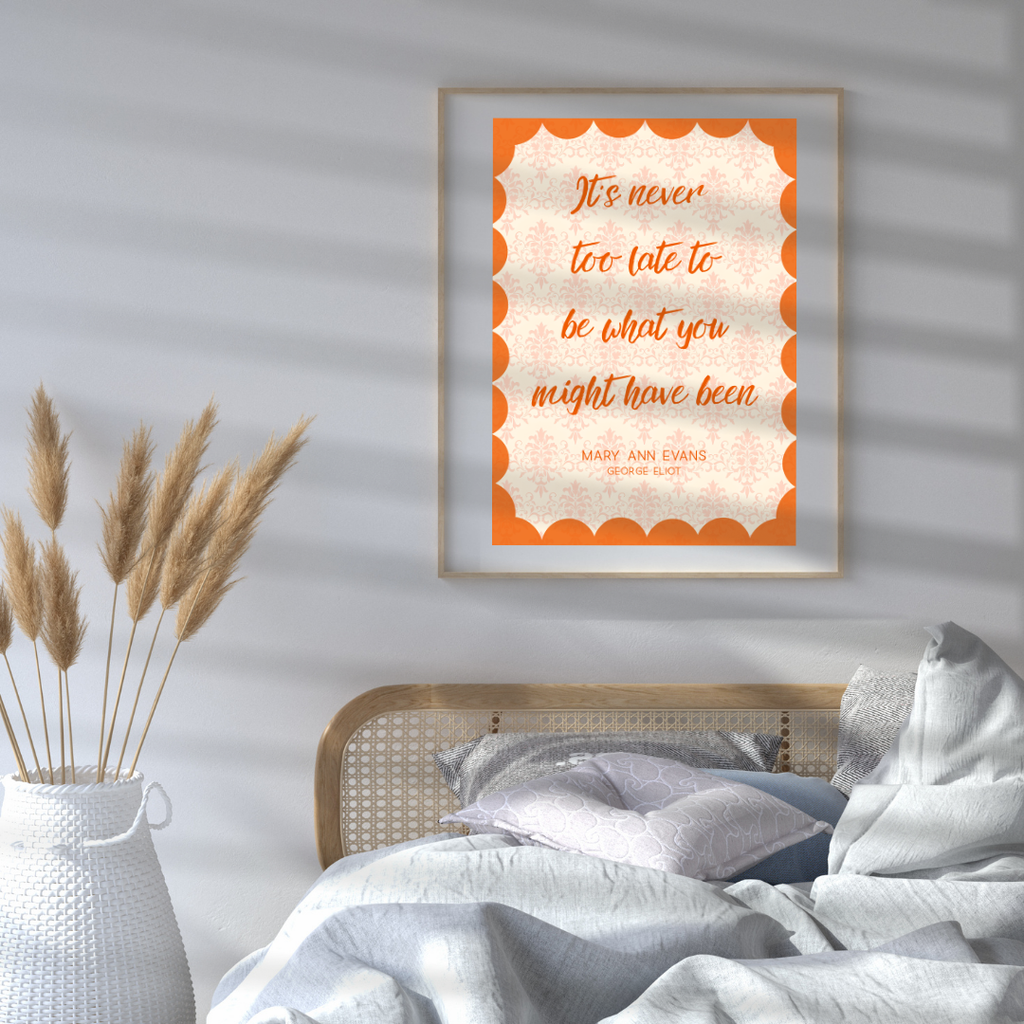It's Never Too Late digital art print
