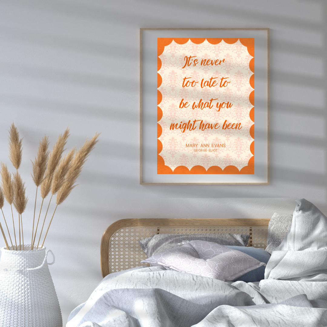 It's Never Too Late digital art print