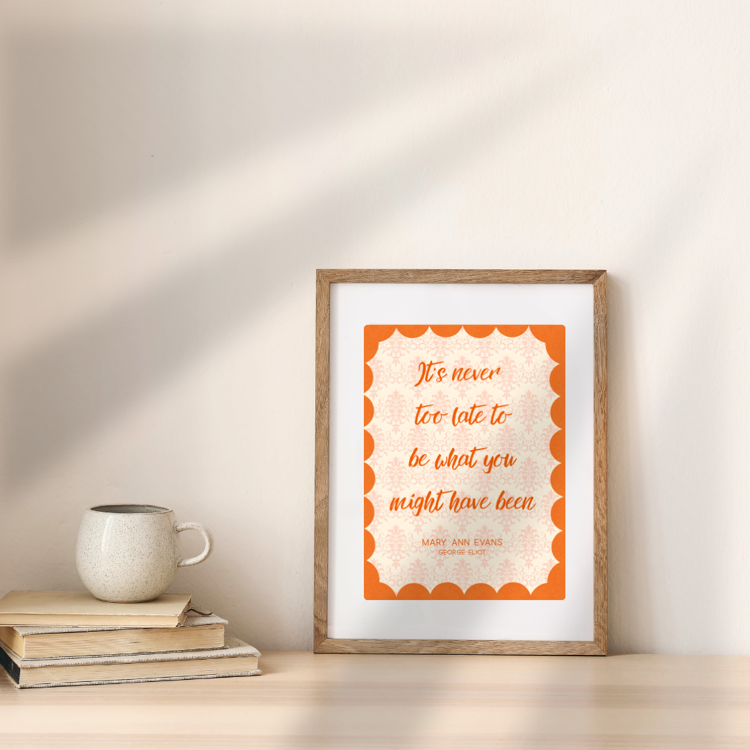 It's Never Too Late digital art print