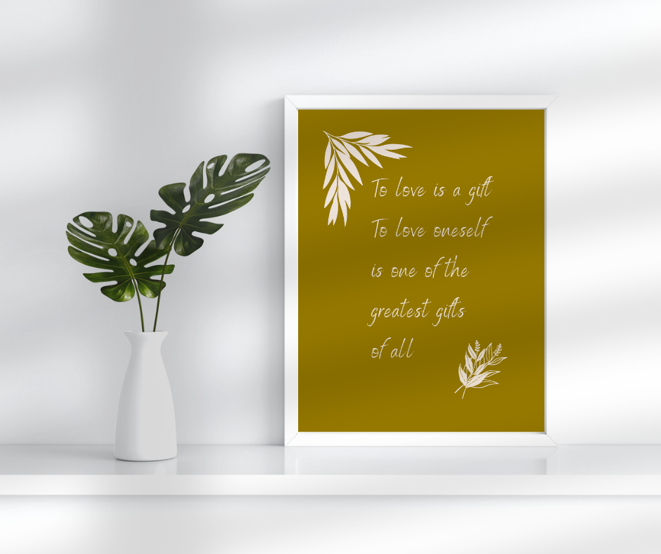 Love is a gift ~ digital art print